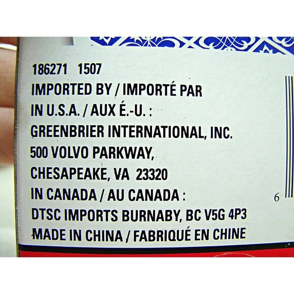 Classic Games Blue Geometric Print Jumbo Playing Cards Poker 5X3.5 in - Picture 7 of 7